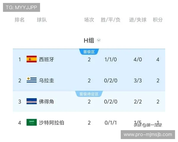 乌拉圭对阵西班牙小组赛比赛规则详解及赛程安排分析